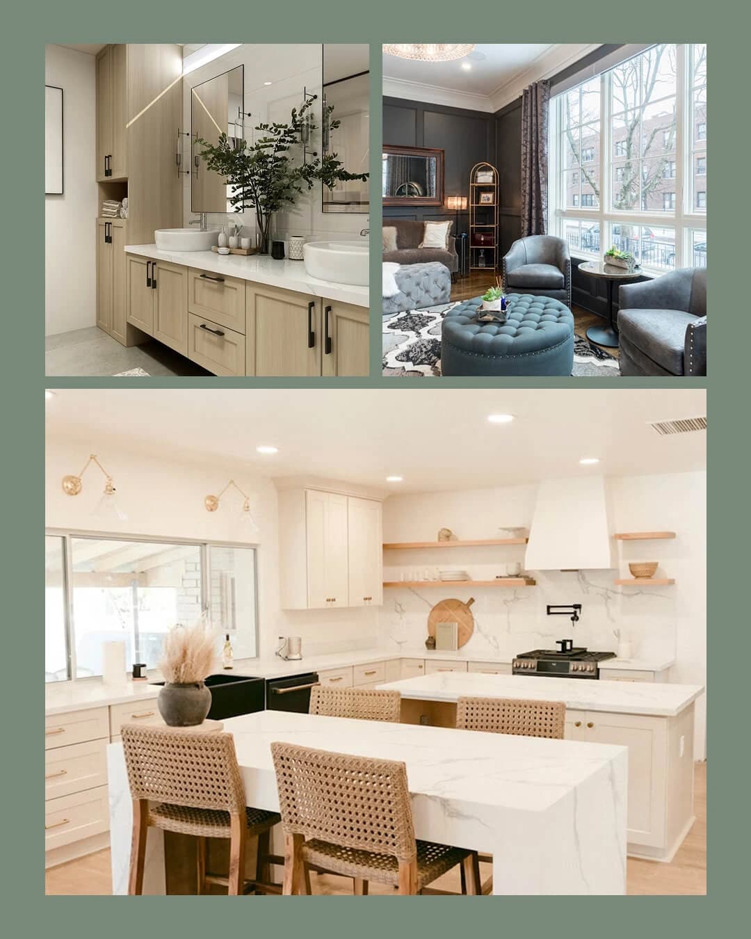 Modern minimal template preview